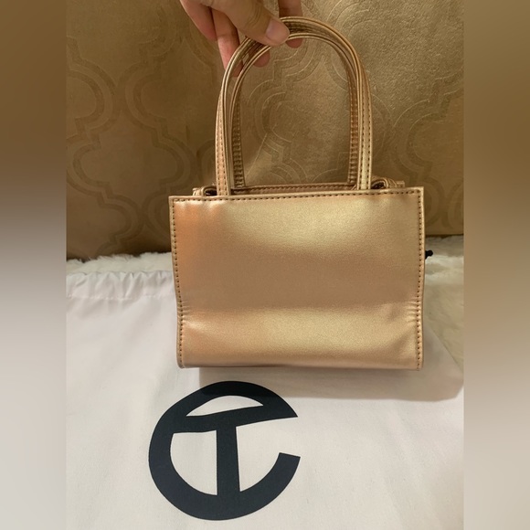 Small copper Telfar shopping bag - Picture 4 of 16